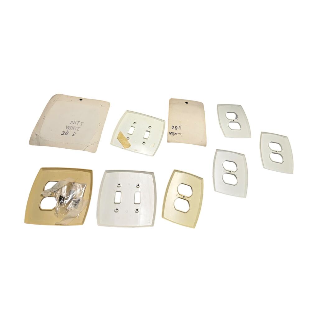 Edmar Creation Vintage Greek Key Wall Plates Lot 9pc Switch Outlet Covers - Picture 2 of 6